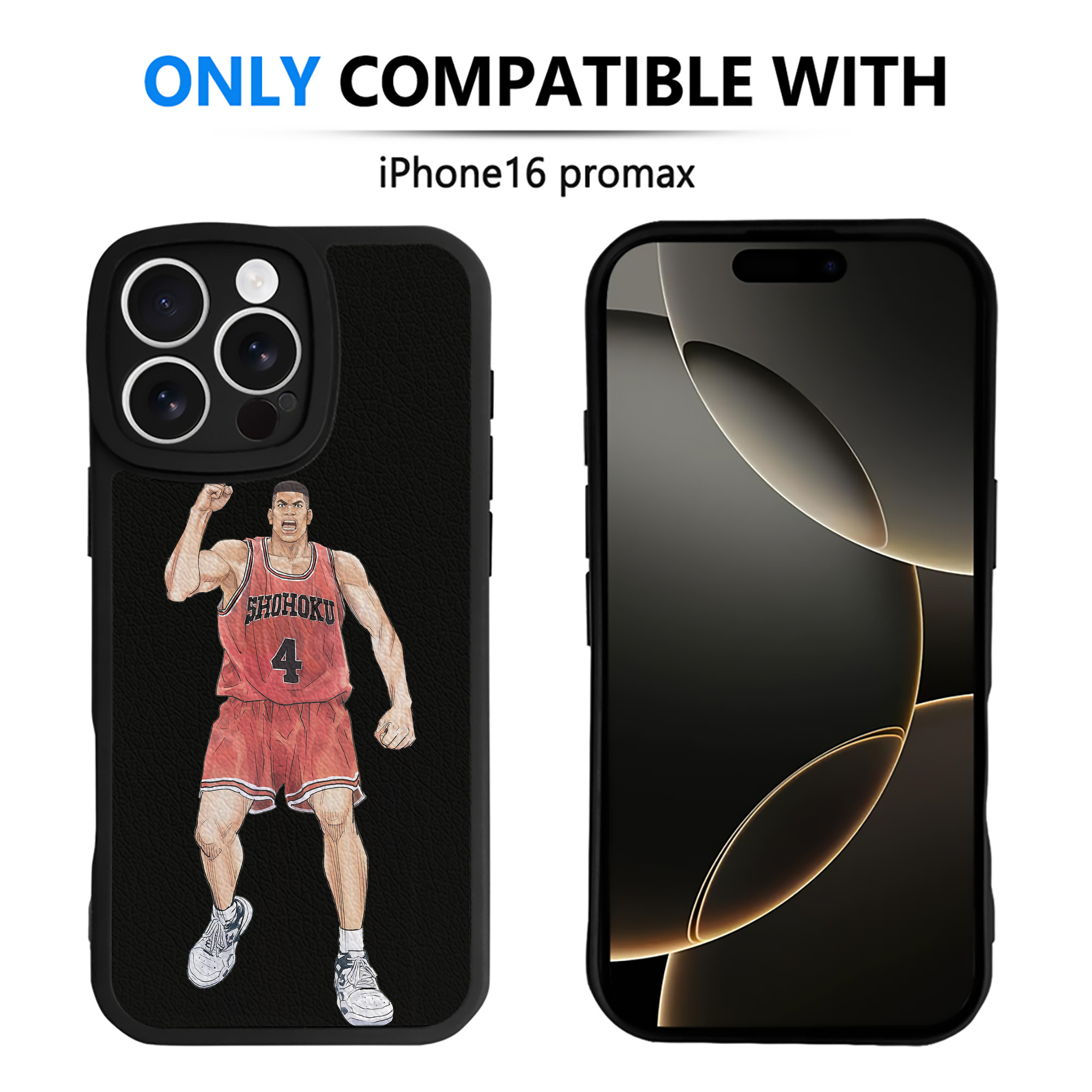 （画像用） SLAM DUNK／スラムダンク 【iPhone 16シリーズ対応】シリコンスマホケース（レザー調） 材質：シリコン